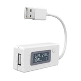 Maxbell Maxbell Digital Voltmeter Ammeter Multimeter Accessories Voltage Tester for PC White