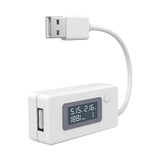 Maxbell Maxbell Digital Voltmeter Ammeter Multimeter Accessories Voltage Tester for PC White