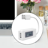 Maxbell Maxbell Digital Voltmeter Ammeter Multimeter Accessories Voltage Tester for PC White