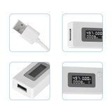 Maxbell Maxbell Digital Voltmeter Ammeter Multimeter Accessories Voltage Tester for PC White