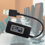 Maxbell Maxbell Digital Voltmeter Ammeter Multimeter Accessories Voltage Tester for PC Black