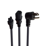 Maxbell Maxbell 5-15P to IEC320 C13 C5 Power Cord 125/250V for Computer Monitor Desktop