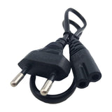 Maxbell 1ft eu male to IEC320 C7 Power Adapter Cable 10A Short for Computer Laptop PC