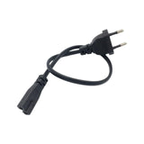 Maxbell 1ft eu male to IEC320 C7 Power Adapter Cable 10A Short for Computer Laptop PC