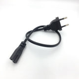 Maxbell 1ft eu male to IEC320 C7 Power Adapter Cable 10A Short for Computer Laptop PC