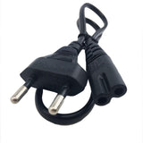 Maxbell 1ft eu male to IEC320 C7 Power Adapter Cable 10A Short for Computer Laptop PC