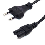 Maxbell 1ft eu male to IEC320 C7 Power Adapter Cable 10A Short for Computer Laptop PC