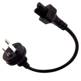 Maxbell Maxbell AU to IEC320 C5 Power Cord Good Conductivity Power Cable Cord Saa to C5 47.24inch