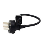 Maxbell Maxbell AU to IEC320 C5 Power Cord Good Conductivity Power Cable Cord Saa to C5 23.62inch