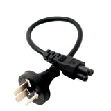 Maxbell Maxbell AU to IEC320 C5 Power Cord Good Conductivity Power Cable Cord Saa to C5 11.81inch