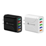 Maxbell Maxbell Wall Charger Adapter Quick Charge USB Multiport Charger for Smartphones Black