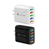 Maxbell Maxbell Wall Charger Adapter Quick Charge USB Multiport Charger for Smartphones Black