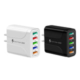 Maxbell Maxbell Wall Charger Adapter Quick Charge USB Multiport Charger for Smartphones Black