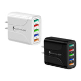 Maxbell Maxbell Wall Charger Adapter Quick Charge USB Multiport Charger for Smartphones Black