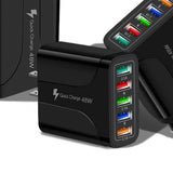 Maxbell Maxbell Wall Charger Adapter Quick Charge USB Multiport Charger for Smartphones Black