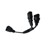 Maxbell C20 to 2x C13 Y Splitter Cable Power Extension Cord 30cm Male to Female