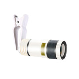 Maxbell Maxbell 8x Phone Camera Lens Universal for Most Phone or Tablet Camping Concerts White