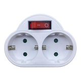 Maxbell Maxbell Travel European Plug Adapter Accessories Replacement with Switch Durable