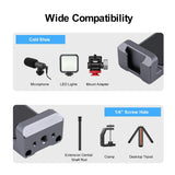 Maxbell Maxbell Cold Shoes Cell Phone Holder with 1/4 Screw Hole Adjustable for Selfie Pole