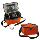 Maxbell Portable Camera Bag Waterproof Breathable for Photography Outdoor Travel Orange Horizontal