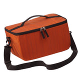 Maxbell Portable Camera Bag Waterproof Breathable for Photography Outdoor Travel Orange Vertical