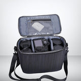 Maxbell Portable Camera Bag Waterproof Breathable for Photography Outdoor Travel Black Horizontal