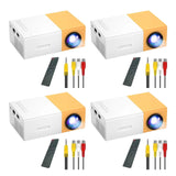 Maxbell Mini Portable Projector Multimedia Projector for Phone Outdoor Home Theater