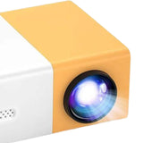 Maxbell Mini Projector Gifts 3000H Service Life EU Adapter for Travel Entertainment