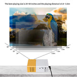 Maxbell Portable Projector Movie Projector with Multiple Interfaces for Gaming
