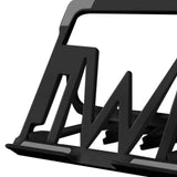 Maxbell Maxbell Portable Adjustable Laptop Stand Aluminum Foldable Accessories Universal Black
