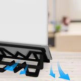 Maxbell Maxbell Portable Adjustable Laptop Stand Aluminum Foldable Accessories Universal Black