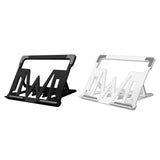 Maxbell Maxbell Portable Adjustable Laptop Stand Aluminum Foldable Accessories Universal Black