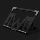 Maxbell Maxbell Portable Adjustable Laptop Stand Aluminum Foldable Accessories Universal Black