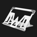 Maxbell Maxbell Portable Adjustable Laptop Stand Aluminum Foldable Accessories Universal White