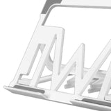 Maxbell Maxbell Portable Adjustable Laptop Stand Aluminum Foldable Accessories Universal White