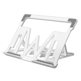 Maxbell Maxbell Portable Adjustable Laptop Stand Aluminum Foldable Accessories Universal White