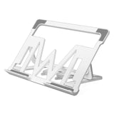 Maxbell Maxbell Portable Adjustable Laptop Stand Aluminum Foldable Accessories Universal White