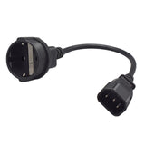 Maxbell Maxbell IEC320 C14 Male to Europe Female Power Cable Low Resistance for Ups Pdu