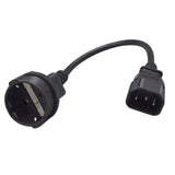 Maxbell Maxbell IEC320 C14 Male to Europe Female Power Cable Low Resistance for Ups Pdu
