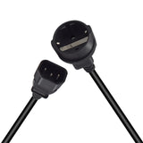 Maxbell Maxbell IEC320 C14 Male to Europe Female Power Cable Low Resistance for Ups Pdu