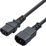 Maxbell Maxbell IEC320-C14 to IEC320-C13 Power Cable Replaces Parts Low Resistance 10A