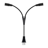 Maxbell Maxbell Power Cable Adapter 2 Flat Pins to IEC320-C7 71inch Replacement Accessory