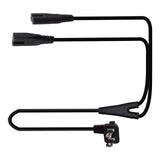Maxbell Maxbell American Standard 2 Prong AC Extension Power Cord Y Splitter Male to Female
