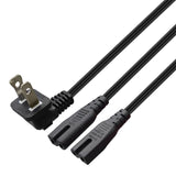 Maxbell Maxbell American Standard 2 Prong AC Extension Power Cord Y Splitter Male to Female