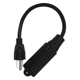 Maxbell Maxbell US Power Extension Cord Cable 5-15P to 5-15R Universal Multifunctional 0.92m