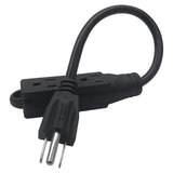 Maxbell Maxbell US Power Extension Cord Cable 5-15P to 5-15R Universal Multifunctional 0.92m