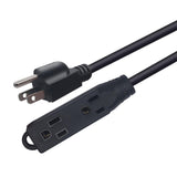 Maxbell Maxbell US Power Extension Cord Cable 5-15P to 5-15R Universal Multifunctional 0.92m