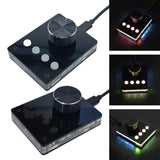 Maxbell USB Volume Controller Keyboard Simple Installation for Computer Laptop White
