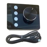 Maxbell USB Volume Controller Keyboard Simple Installation for Computer Laptop White