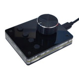 Maxbell USB Volume Controller Keyboard Simple Installation for Computer Laptop Black